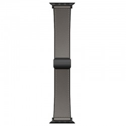 Ремінець Hoco WA34 Basic magnetic buckle silicone leather strap для Apple watch 44/45/46/49mm  Dark Gray - 00000080250_3