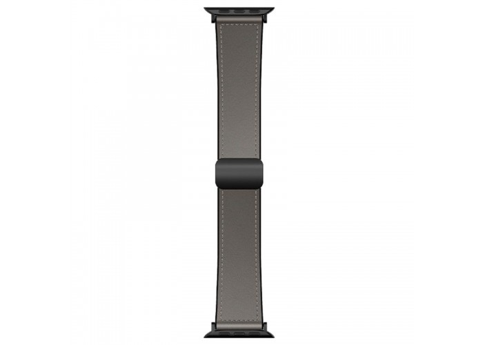 Ремінець Hoco WA34 Basic magnetic buckle silicone leather strap для Apple watch 44/45/46/49mm