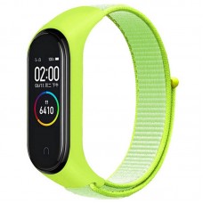 Ремінець Nylon New для Xiaomi Mi Band 3/4/5/6/7  Light Green - 00000077678_7