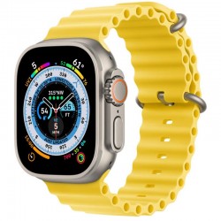 Ремінець Ocean Band для Apple Watch 38/40/41/42mm(ser.10)  Жовтий / Yellow - 00000080398_4