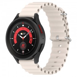 Ремінець Ocean Band для Smart Watch 20mm  Бежевий / Antique White - 00000068668_9