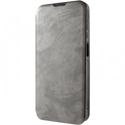 Шкіряний чохол-книжка Belora для Motorola Moto G67 / G77  Gray - 00000086598_3