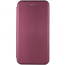 Шкіряний чохол-книжка Classy для Xiaomi Redmi 10  Бордовий - 00000050937_2