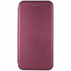 Шкіряний чохол-книжка Classy для Xiaomi Redmi 8a  Бордовий - 00000033301_2