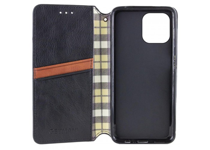 Шкіряний чохол-книжка GETMAN Cubic (PU) для Apple iPhone 13 (6.1