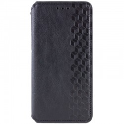 Шкіряний чохол-книжка GETMAN Cubic (PU) для Motorola Moto G17  Чорний - 00000086038_6