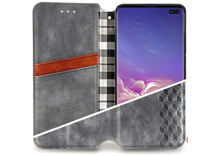 Шкіряний чохол-книжка GETMAN Cubic (PU) для Samsung Galaxy A12 / M12