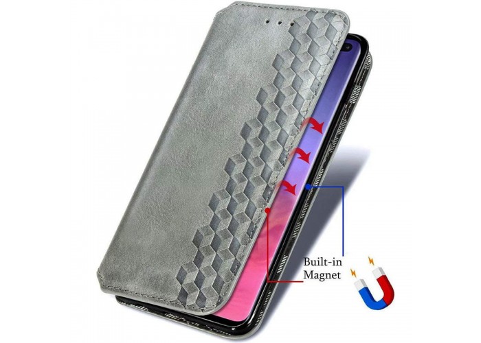 Шкіряний чохол-книжка GETMAN Cubic (PU) для Samsung Galaxy A12 / M12