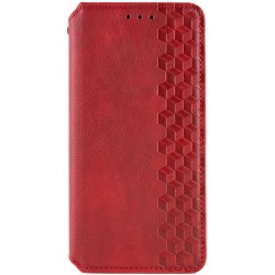 Шкіряний чохол-книжка GETMAN Cubic (PU) для Samsung Galaxy A17 5G  Червоний - 00000080420_3
