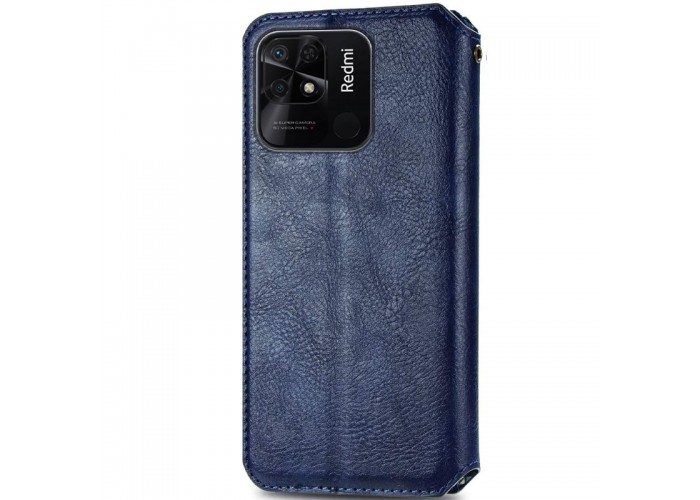 Шкіряний чохол-книжка GETMAN Cubic (PU) для Xiaomi Redmi 10C