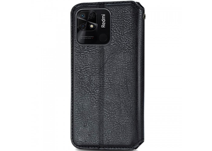 Шкіряний чохол-книжка GETMAN Cubic (PU) для Xiaomi Redmi 10C