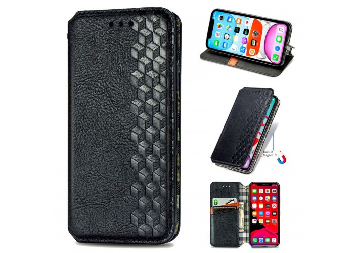 Шкіряний чохол-книжка GETMAN Cubic (PU) для Xiaomi Redmi 10C