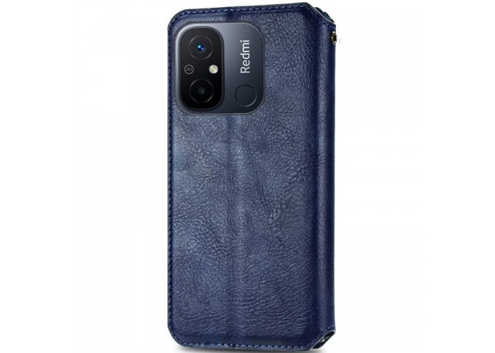 Шкіряний чохол-книжка GETMAN Cubic (PU) для Xiaomi Redmi 12C