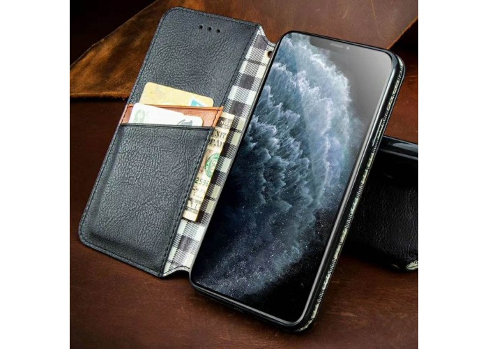 Шкіряний чохол-книжка GETMAN Cubic (PU) для Xiaomi Redmi 9C