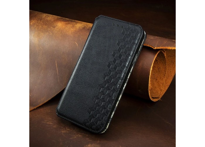 Шкіряний чохол-книжка GETMAN Cubic (PU) для Xiaomi Redmi 9C