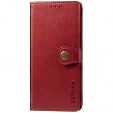 Шкіряний чохол-книжка GETMAN Gallant (PU) для Xiaomi Redmi 9C  Червоний - 00000038007_3