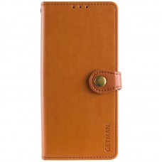 Шкіряний чохол-книжка GETMAN Gallant (PU) для Xiaomi Redmi Note 14 Pro 4G  Коричневий - 00000077936_2