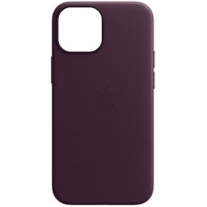 Шкіряний чохол Leather Case (AAA) with MagSafe and Animation для Apple iPhone 13 Pro (6.1")  Dark Cherry - 00000057150_4