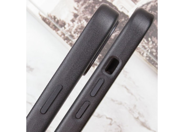 Шкіряний чохол Leather Case (AAA) with MagSafe and Animation для Apple iPhone 13 Pro (6.1