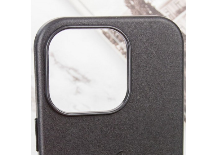 Шкіряний чохол Leather Case (AAA) with MagSafe and Animation для Apple iPhone 13 Pro (6.1