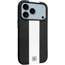 Шкіряний чохол Rally with MagSafe для Apple iPhone 17 Pro (6.3")  Black / White - 00000081025_3