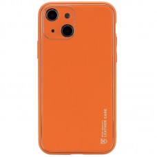 Шкіряний чохол Xshield для Apple iPhone 14 (6.1")  Помаранчевий / Apricot - 00000057268_7