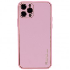 Шкіряний чохол Xshield для Apple iPhone 14 Pro (6.1")  Рожевий / Pink - 00000057270_8