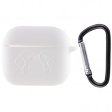 Силіконовий футляр для навушників AirPods 3  Білий / White - 00000051911_11