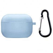Силіконовий футляр з мікрофіброю для навушників Airpods 3  Блакитний / Lilac Blue - 00000053035_5