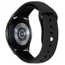 Силіконовий ремінець Sport для Smart Watch 20mm  Чорний / Black - 00000068670_18
