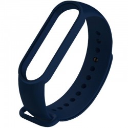 Силіконовий ремінець для Xiaomi Mi Band 3/4  Темно-синій / Midnight blue - 00000025252_58