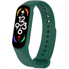 Силіконовий ремінець для Xiaomi Mi Band 7/6/5  Зелений / Pine Needle - 00000077052_17