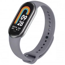 Силіконовий ремінець для Xiaomi Mi Band 8/9/10  Сірий / Dark Gray - 00000065484_17