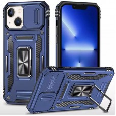 Ударостійкий чохол Camshield Army Ring для Apple iPhone 15 (6.1")  Синій / Navy - 00000085552_5