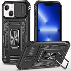 Ударостійкий чохол Camshield Army Ring для Apple iPhone 15 (6.1")  Чорний / Black - 00000085552_6