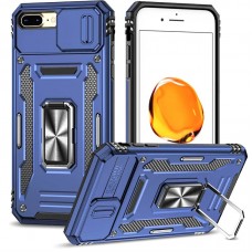 Ударостійкий чохол Camshield Army Ring для Apple iPhone 7 plus / 8 plus (5.5")  Синій / Navy - 00000068266_5