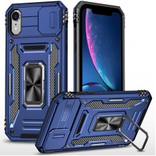 Ударостійкий чохол Camshield Army Ring для Apple iPhone XR (6.1")  Синій / Navy - 00000068267_5