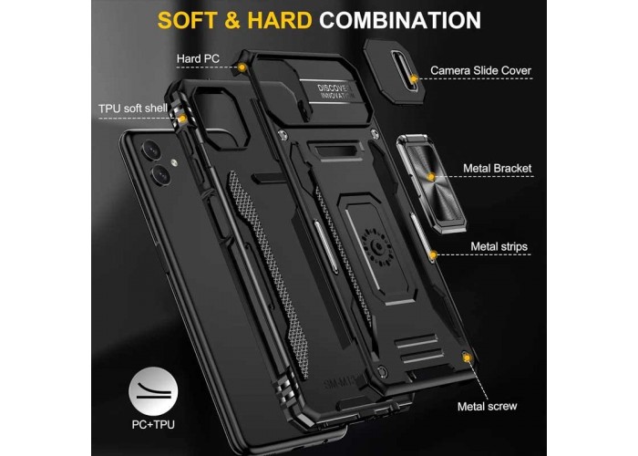 Ударостійкий чохол Camshield Army Ring для Samsung Galaxy A07