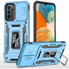 Ударостійкий чохол Camshield Army Ring для Samsung Galaxy A23 4G  Блакитний / Light Blue - 00000055271_1