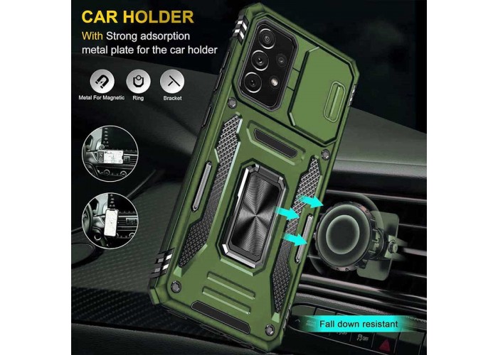 Ударостійкий чохол Camshield Army Ring для Samsung Galaxy A73 5G