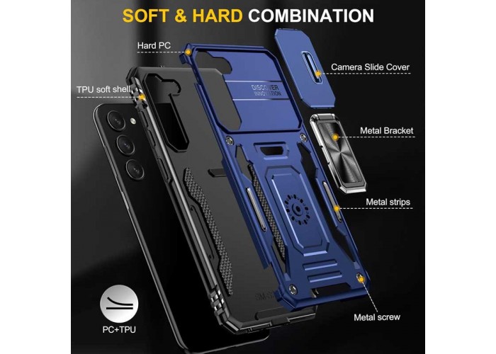 Ударостійкий чохол Camshield Army Ring для Samsung Galaxy S20 FE