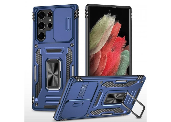 Ударостійкий чохол Camshield Army Ring для Samsung Galaxy S21 Ultra