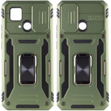 Ударостійкий чохол Camshield Army Ring для Xiaomi Redmi 10C  Оливковий / Army Green - 00000055561_4