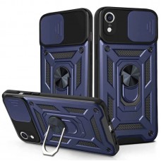 Ударостійкий чохол Camshield Serge Ring для Apple iPhone XR (6.1")  Синій - 00000066028_6