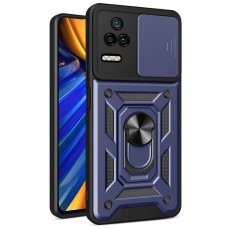 Ударостійкий чохол Camshield Serge Ring для Xiaomi Poco F4  Синій - 00000056101_6