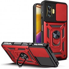 Ударостійкий чохол Camshield Serge Ring для Xiaomi Poco F4 GT  Червоний - 00000058347_4