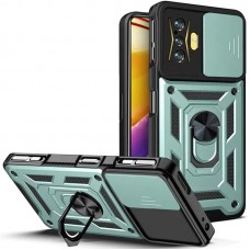 Ударостійкий чохол Camshield Serge Ring для Xiaomi Poco F4 GT  Зелений - 00000058347_2