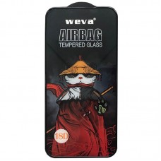 Захисне 2.5D скло Weva AirBag (тех.пак) для Apple iPhone 17 / 17 Pro / 16 Pro (6.3")  Чорний - 00000081706_1