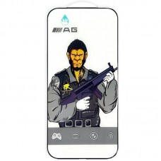 Захисне скло 5D Anti-static Matte (тех.пак) для Apple iPhone 17 Pro Max (6.9")  Чорний - 00000080495_1