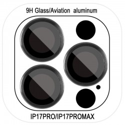 Захисне скло Metal Classic на камеру (у упак.) для Apple iPhone 17 Pro (6.3") / 17 Pro Max (6.9")  Чорний / Black - 00000080470_1